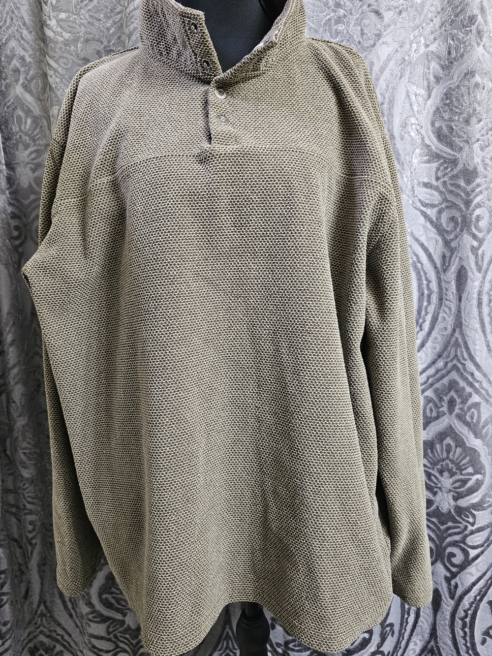 RedHead Men's Olive V-Neck Sweater